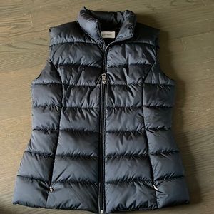 Women’s black Calvin Klein puffer vest